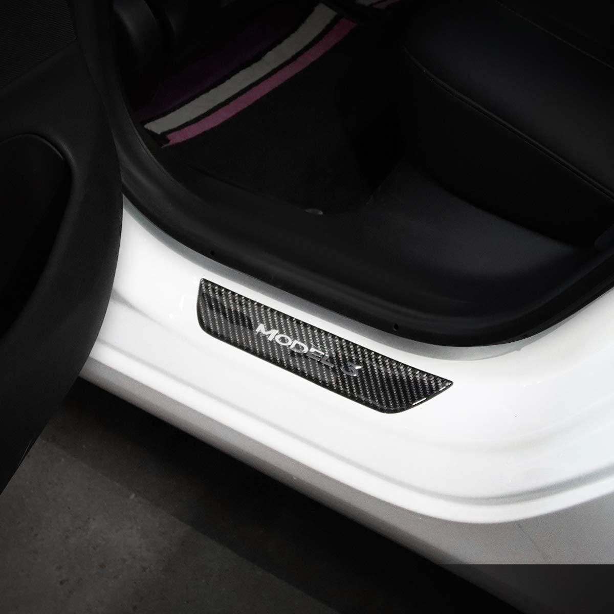 Model 3 Front / Real Door Sill Cover Protector (4 pcs) for Tesla(2017-2023)