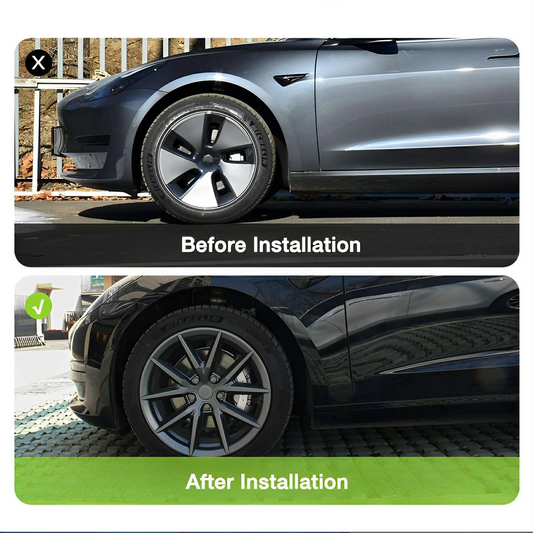 Model 3/Y AMG-Style Wheel Hub Caps Aero Hubcap for Tesla (4 Pcs)