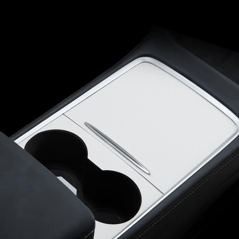 Model 3 / Y Refresh Center Console Decoration Wrap Kit (Gen. 2) for Tesla(2021-2023) Matte White