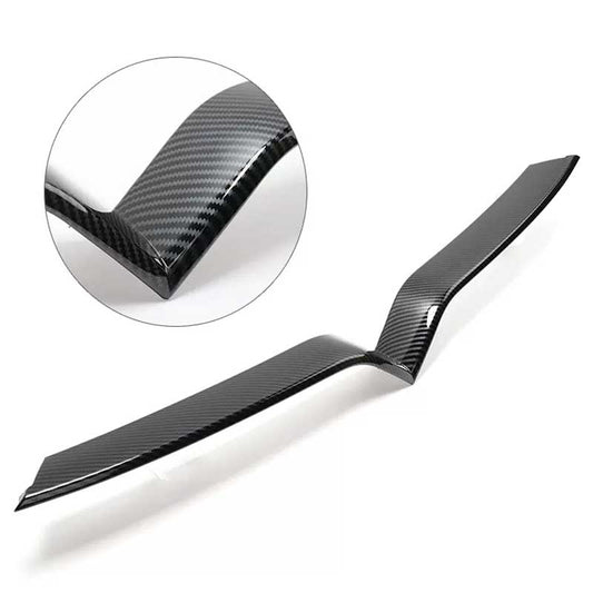 [Real Carbon Fiber] Front Center Grille Trim Strip for Model X 2016-2022