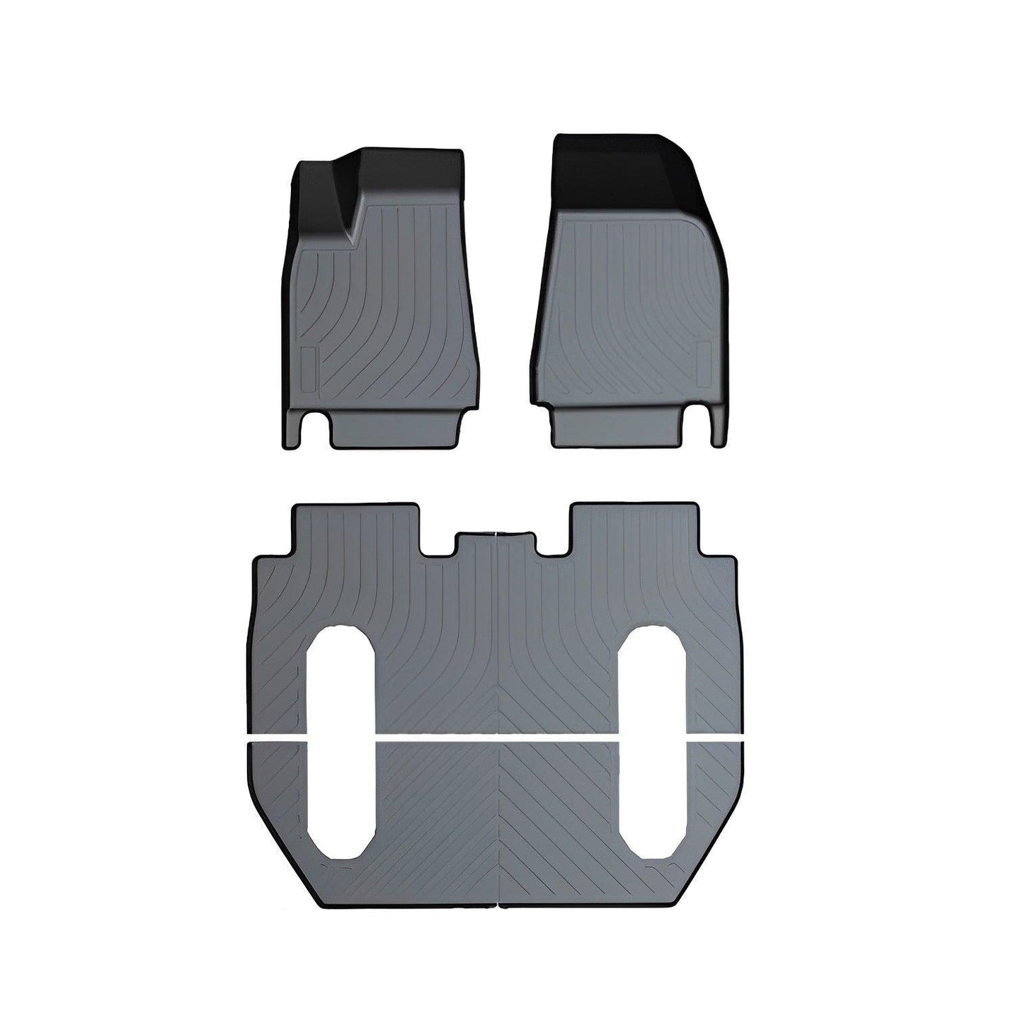 Model X Floor Mats Trunk Mat Cargo Liner for All Weather for Tesla(2015-2020) Model X (2015-2020) 6 Seats Floor Mat (3-4 PCS)