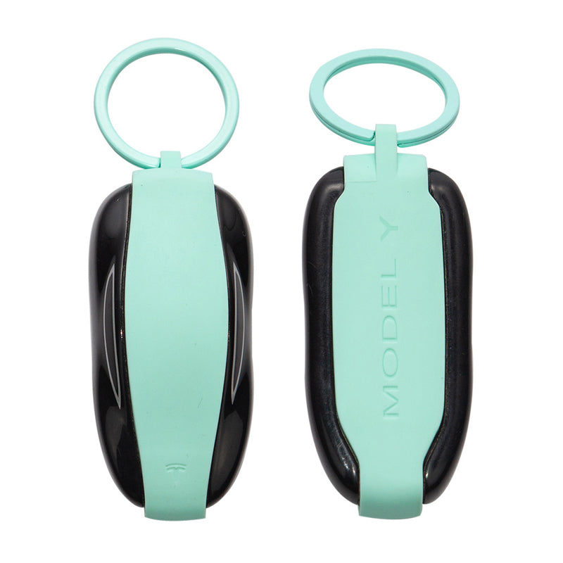 Silicone Key Protector for Tesla Model 3/Y/S/X Keys - Key Fob Holder Model Y Blue
