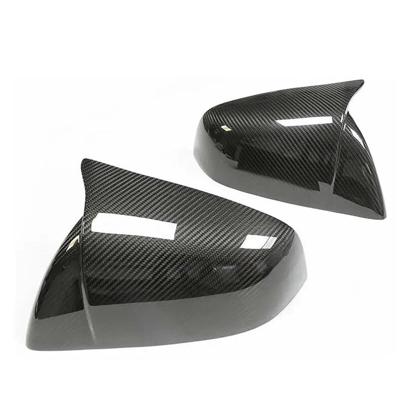 [Real Carbon Fiber] GT Style Rear View Mirrors Cover Cap for Tesla Model X 2015-2020 Matte