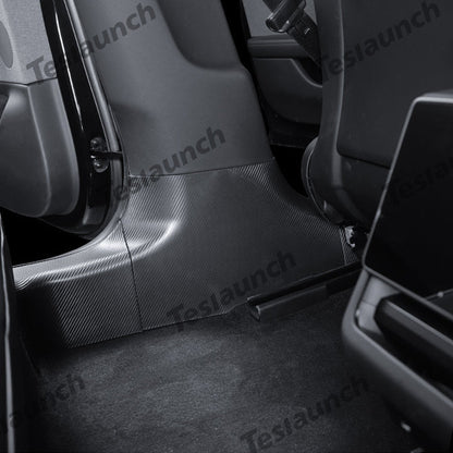 Door Sill Protector Cover for 2024 Tesla Model 3 Highland Carbon Fiber Color B Center Pillar Sill Guard