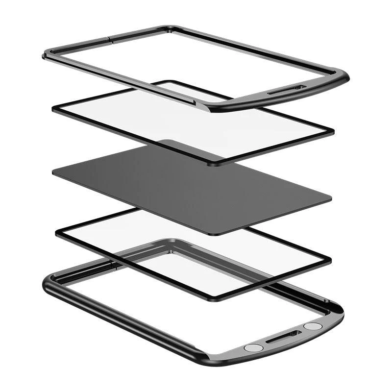 Aluminum Alloy Key Card Holder NFC Card Holder for Tesla Model 3/Y/X/S/CT