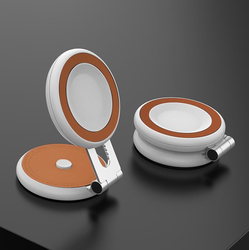 Foldaway Phone Mount Holder With MagSafe For Tesla Model 3/Y (2017-2025) White