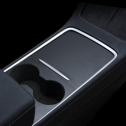 Model 3 / Y Refresh Center Console Decoration Wrap Kit (Gen. 2) for Tesla(2021-2023) Matte Black