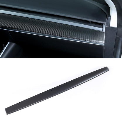 [Real Carbon Fiber] Model 3 / Y Dashboard Cover Center Consoles Dash Covers Cap (2017-2023) Real Matte Carbon Fiber