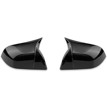 Model 3 GT Style Carbon Fiber Mirror Caps (Carbon Fiber Pattern ABS) (1 pair) for Tesla(2017-2024) Glossy Black