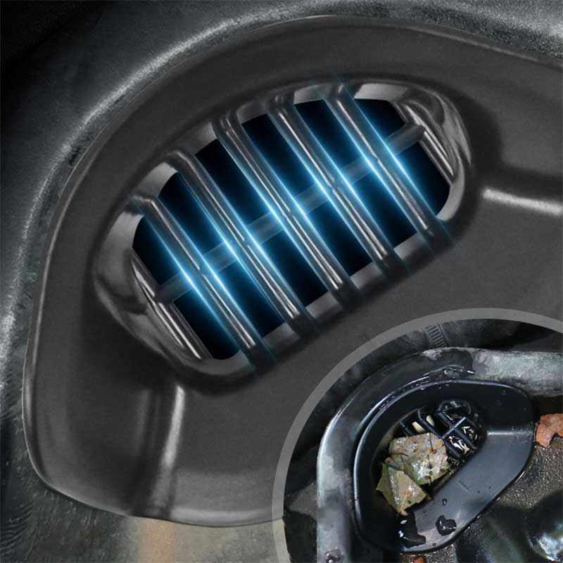 Model Y Engine Cabin Anti-Mud Cover for Engine Hood Water Channel Anti-Clogging Net 2 PCS For Tesla(2020-2024)