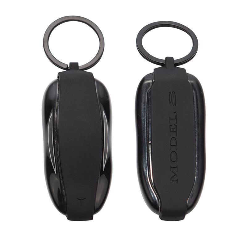 Silicone Key Protector for Tesla Model 3/Y/S/X Keys - Key Fob Holder Model S Black