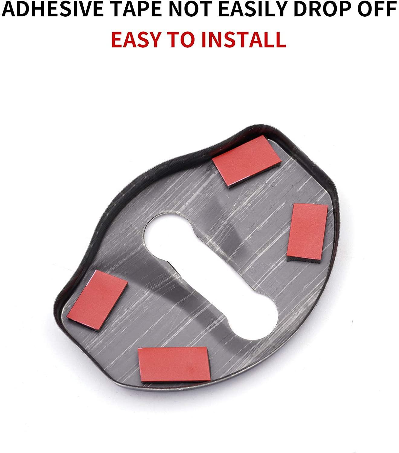 Model 3/Y Door Latch Lock Covers CF Coated (Set Of 4)