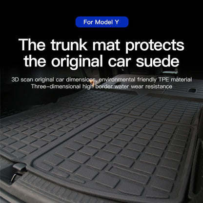 Model Y Front Trunk Mat Frunk Cargo Liner for Tesla- 3D Lamination Cutting for Tesla(2020-2024)