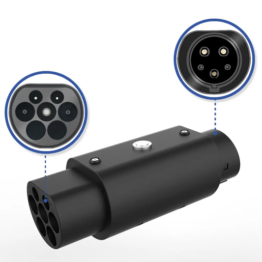 Type 2 to Type 1 EV Charging Adapter