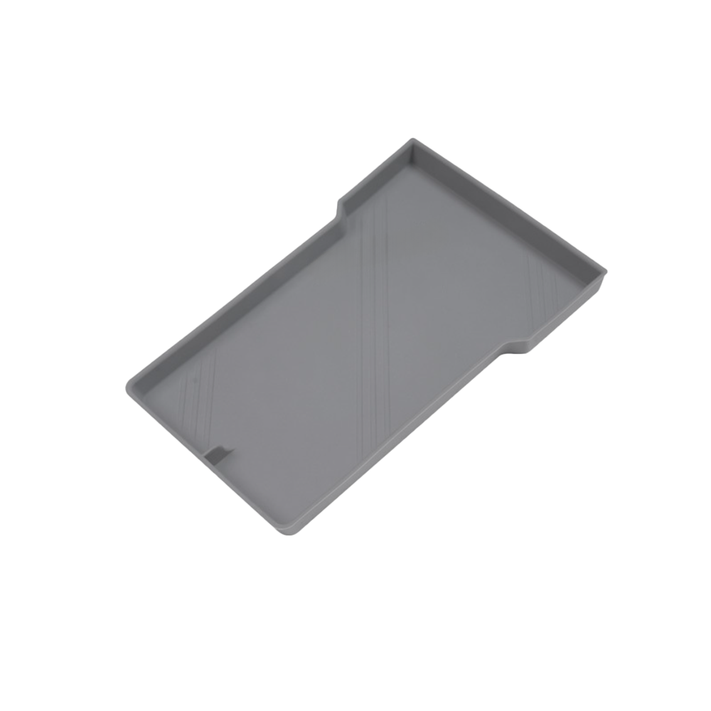 Silicone Console Armrest Box Lower Storage Tray for Tesla 2024 Model 3 Highland 1 Pc (Armrest Box) Grey