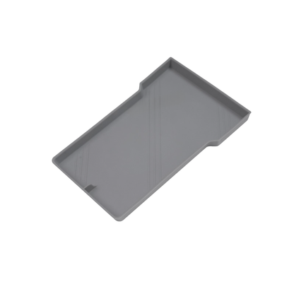 Silicone Console Armrest Box Lower Storage Tray for Tesla 2024 Model 3 Highland 1 Pc (Armrest Box) Grey