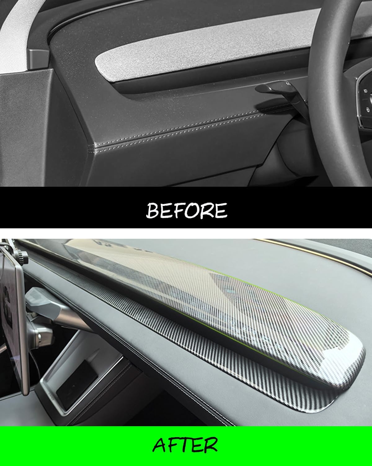 ABS Dashboard Trim Cover For Tesla Model 3 Highland Y Juniper