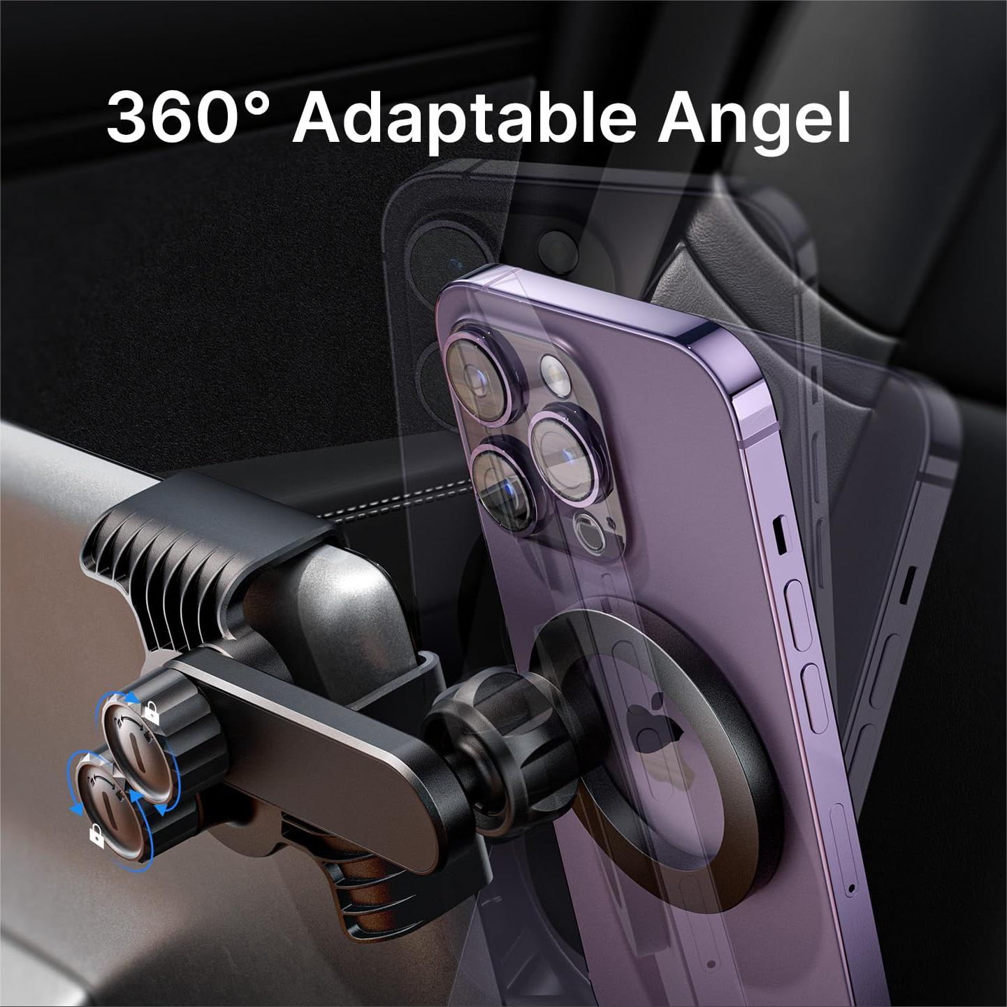 Model S/X MagSafe Solar Phone Holder For Tesla(2021-2023)