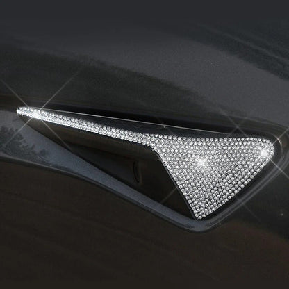 Crystal Diamond Bling Accessories Cover Trim For Tesla Model 3/Y