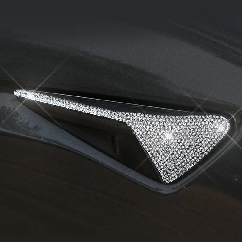 Crystal Diamond Bling Accessories Cover Trim For Tesla Model 3/Y
