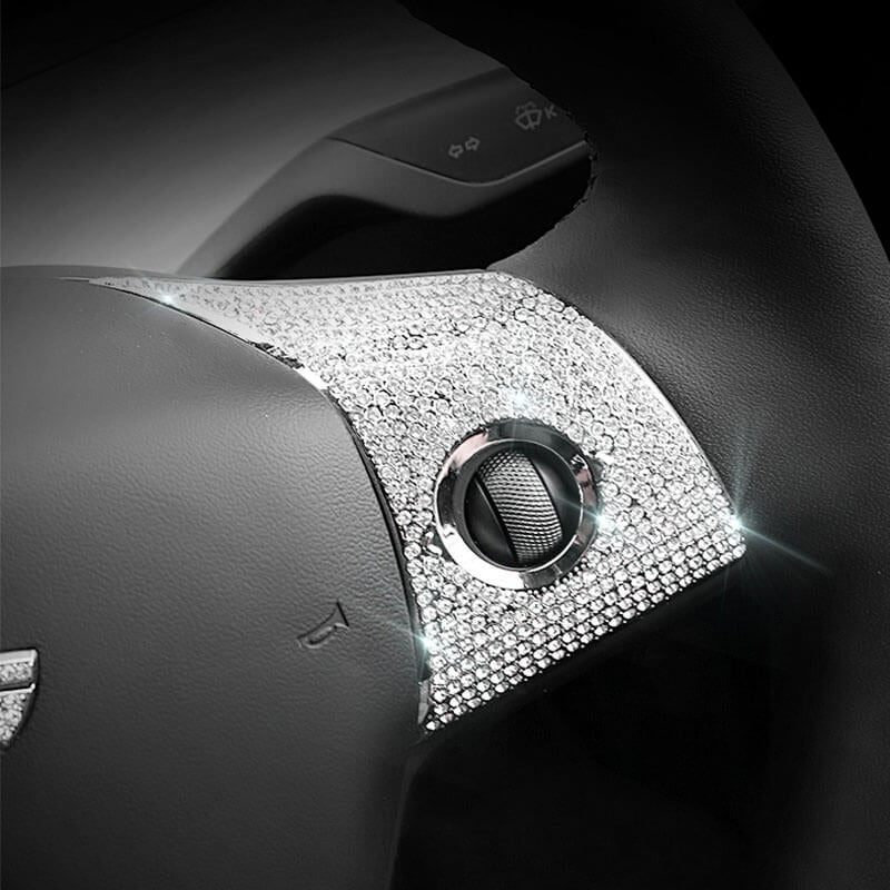 Crystal Diamond Bling Accessories Cover Trim For Tesla Model 3/Y
