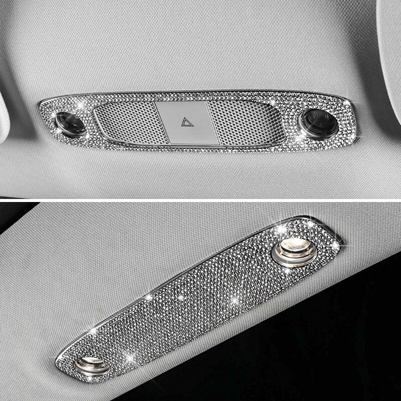 Crystal Diamond Bling Accessories Cover Trim For Tesla Model 3/Y