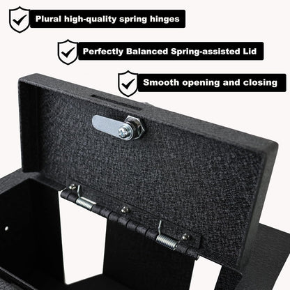 Center Console Security Safe LockBox Storage for Tesla Model Y 2020-2024