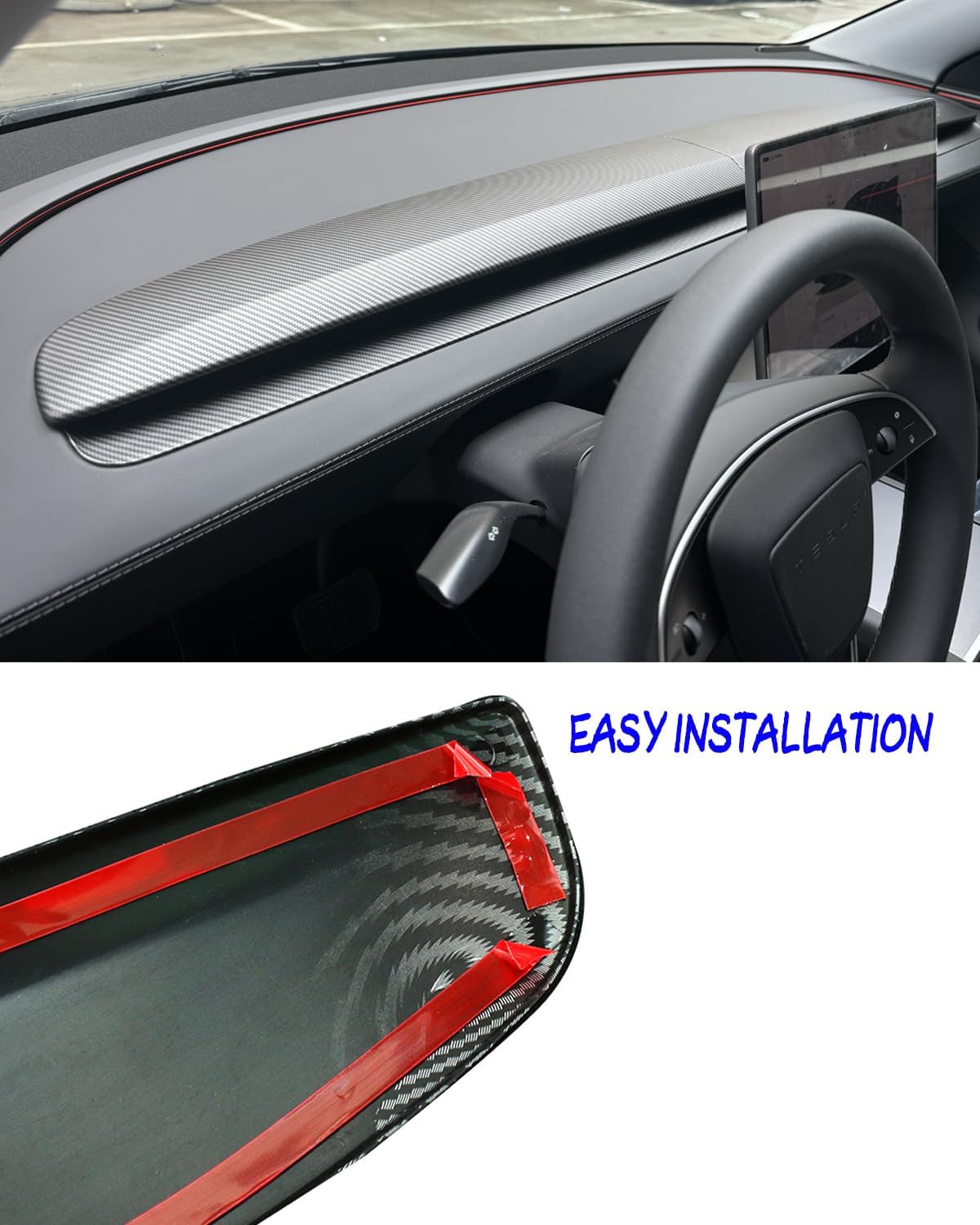 ABS Dashboard Trim Cover For Tesla Model 3 Highland Y Juniper
