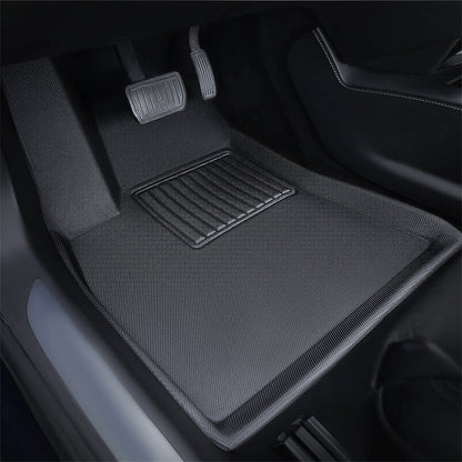 All Weather XPE Interior Floor Mats Cargo Liners Set for Tesla 2022-2024 Model S