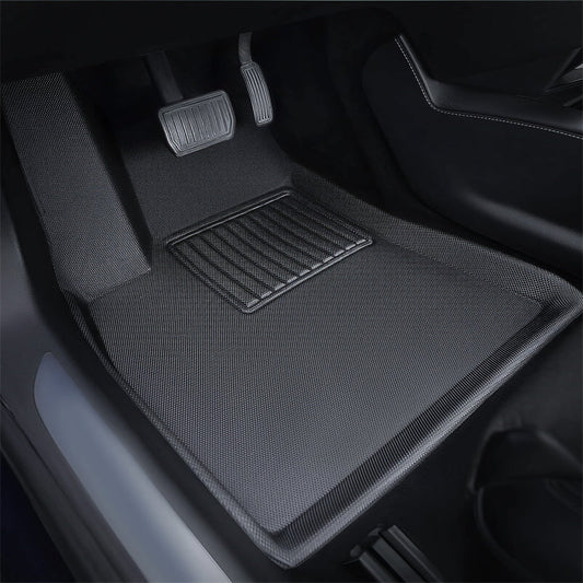 All Weather XPE Interior Floor Mats Cargo Liners Set for Tesla 2022-2024 Model S