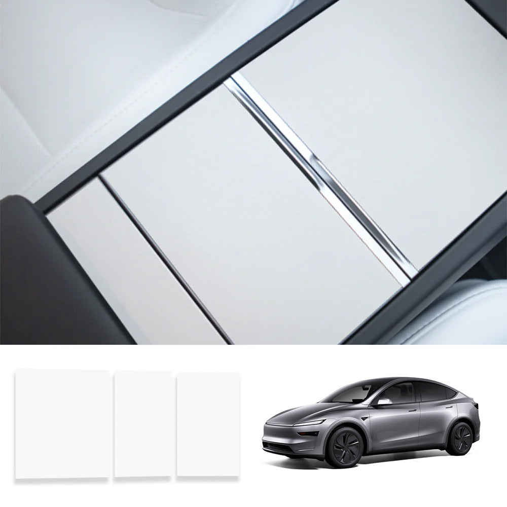 Center Console Protector Sticker Cover for Tesla Model Y Juniper 2025+ Matte White