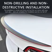 [Real Carbon Fiber] Spoiler Wing With Red Line for Tesla Model Y/3