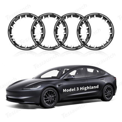 All-In-One Rim Protector For Tesla Model 3 Highland 18 Inch Photon Wheels (4 PCS) Photon Gray Rim Protector (4 PCS)