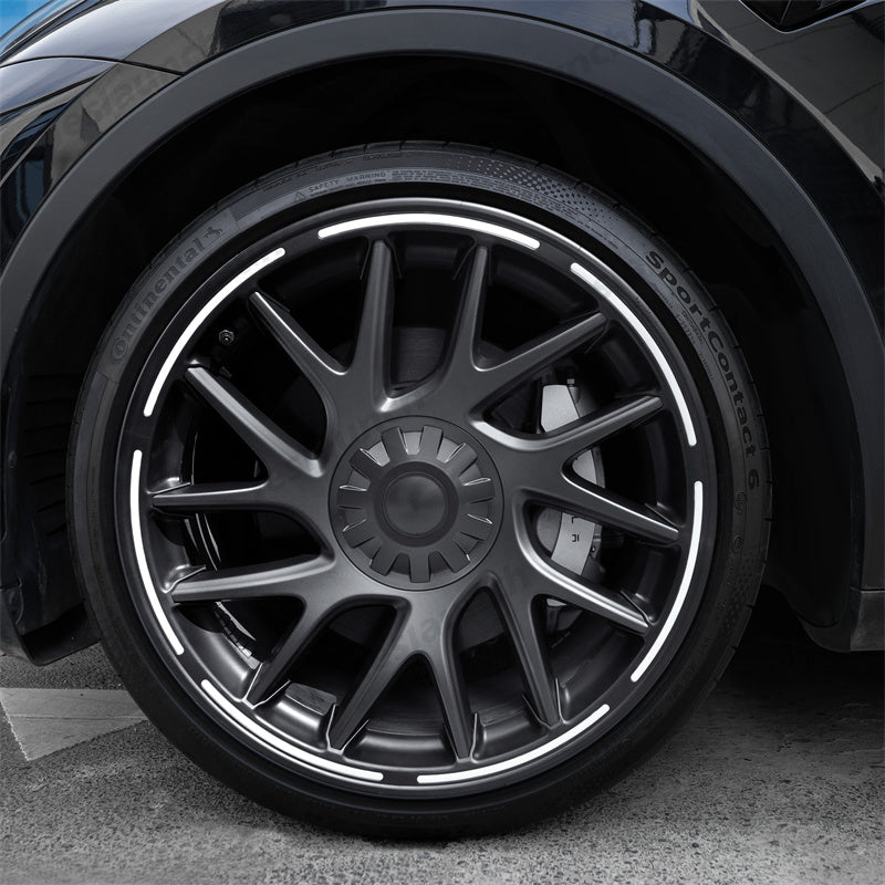 All-In-One Rim Protector For Tesla Model 3 Highland 18 Inch Photon Wheels (4 PCS) Photon Gray Set D