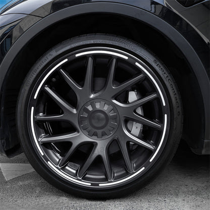 All-In-One Rim Protector For Tesla Model 3 Highland 18 Inch Photon Wheels (4 PCS) Photon Gray Set D