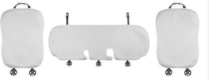 Ice Silk Seat Cover Cushion for Tesla Model 3/Y/X/S White Ice Silk 3pcs Rear Seat For Model Y